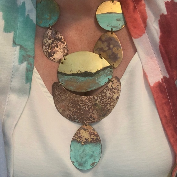 🌼ANTHROPOLOGIE Sibilia Statement Necklace - Picture 4 of 11